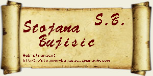 Stojana Bujišić vizit kartica